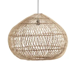 PR Home Lámpara colgante exterior Karen, Ø50cm cable 2.5m