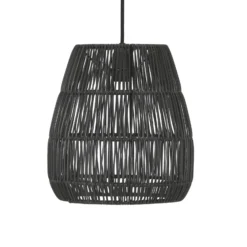 PR Home Saigon lámpara colgante exterior negro Ø28cm cable 2.5m
