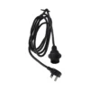 PR Home Saigon lámpara colgante exterior negro Ø38cm cable 2.5m