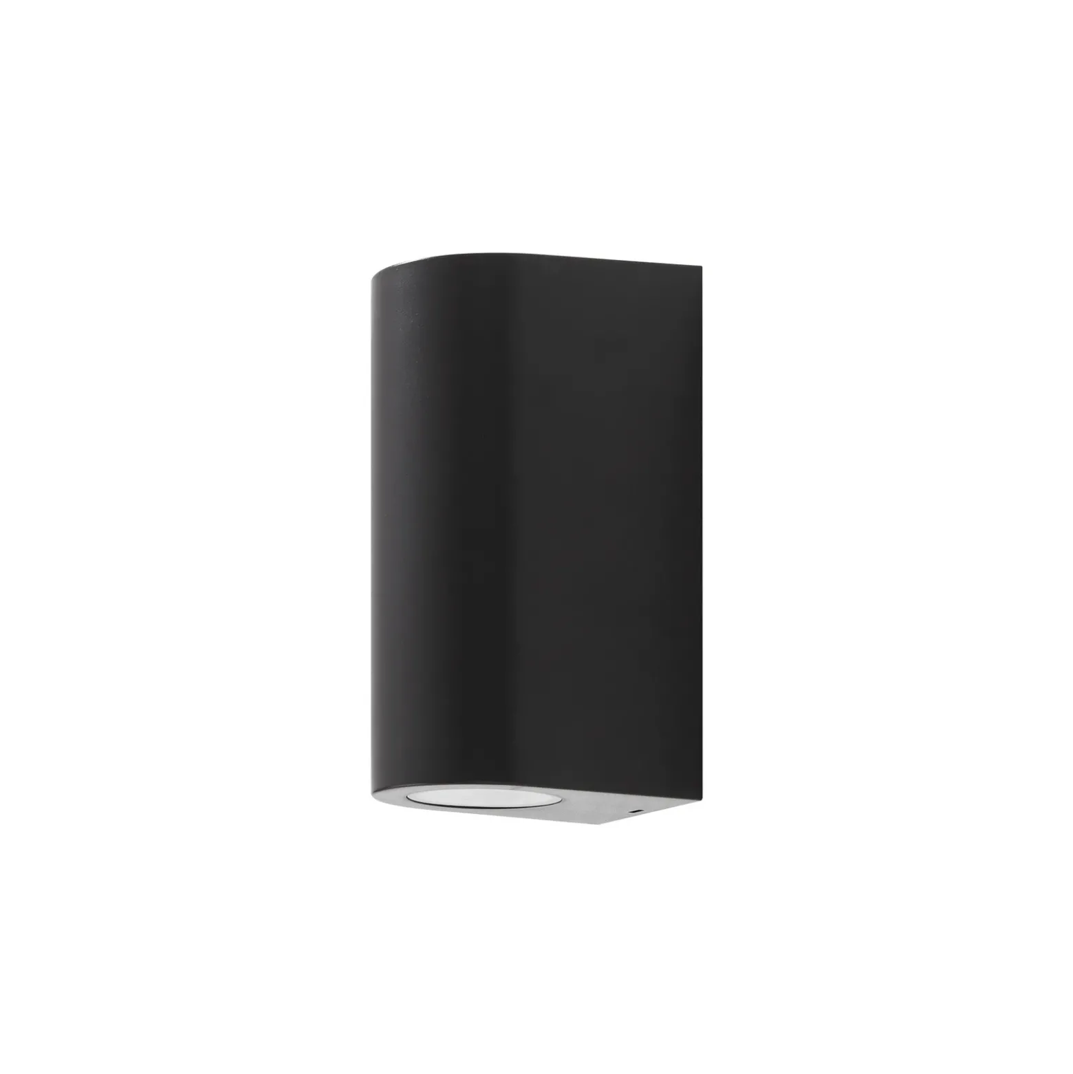 Prios aplique exterior Irfan redondo negro 15,5 cm