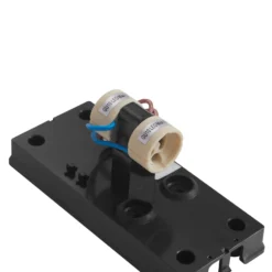 Prios aplique exterior Irfan angular negro 15,5 cm