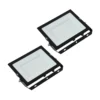 Prios foco exterior LED Maikel, 150 W, metal, juego de 2