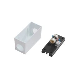 Prios Irfan aplique de exterior angular blanco 15,5 cm