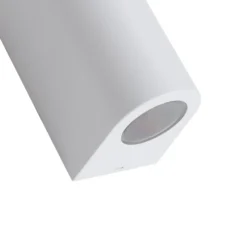 Prios Irfan aplique de exterior redondo blanco 15,5 cm