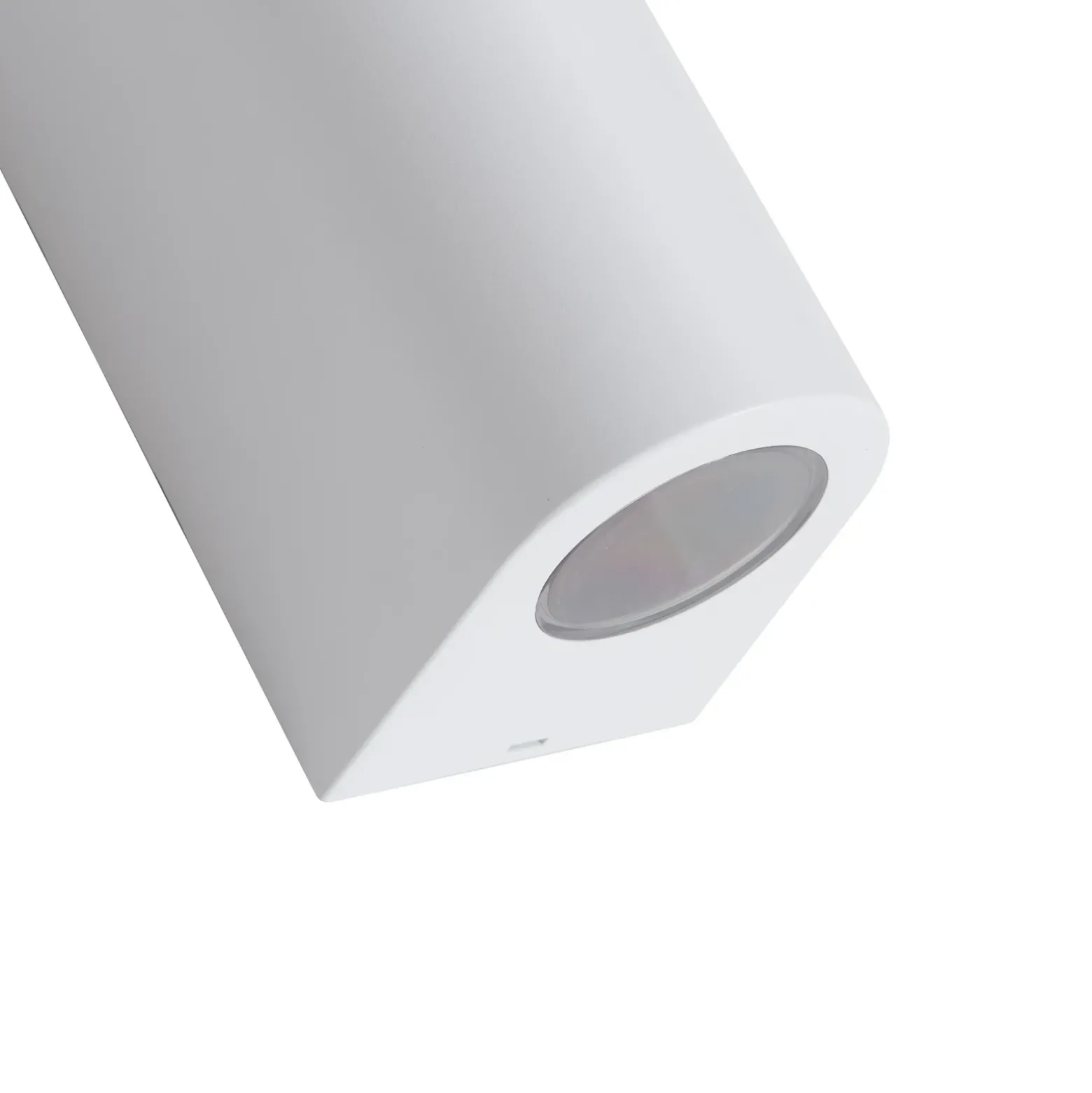 Prios Irfan aplique de exterior redondo blanco 15,5 cm