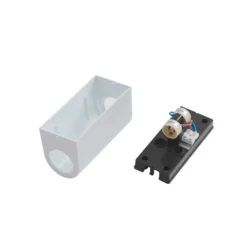 Prios Irfan aplique de exterior redondo blanco 15,5 cm