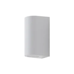 Prios Irfan aplique de exterior redondo blanco 15,5 cm
