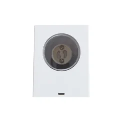 Prios Irfan aplique de exterior angular blanco 10 cm