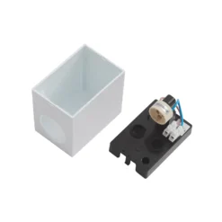 Prios Irfan aplique de exterior angular blanco 10 cm