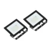 Prios LED foco exterior Maikel, 50 W, metal, juego de 2