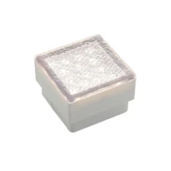 Prios Lámpara de suelo LED empotrable Ewgenie, 10 cm, transparente