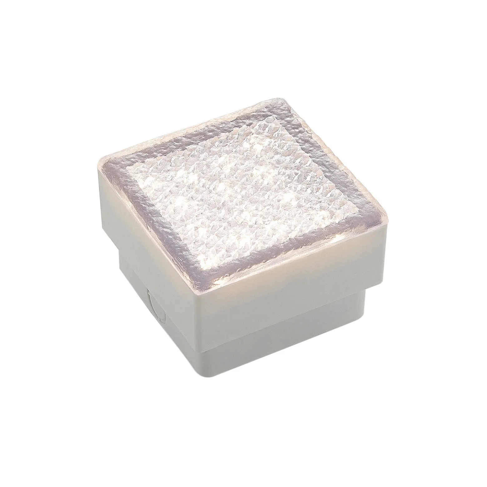 Prios Lámpara de suelo LED empotrable Ewgenie, 10 cm, transparente