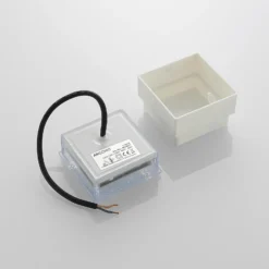 Prios Lámpara de suelo LED empotrable Ewgenie, 10 cm, transparente
