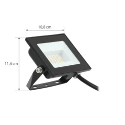 Prios Maikel Foco exterior LED, 20 W, 1500 lm, metal