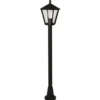 Rústica farola 677, negro