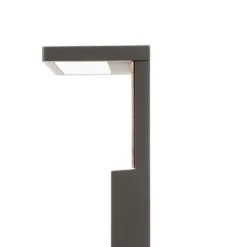 Ruka bolardo luminoso LED con Element de madera, 60 cm