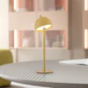 SCHÖNER WOHNEN Lámpara de mesa LED recargable Bellies, Blütenzauber IP54