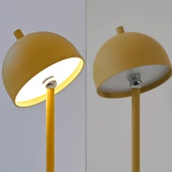 SCHÖNER WOHNEN Lámpara de mesa LED recargable Bellies, Blütenzauber IP54