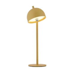 SCHÖNER WOHNEN Lámpara de mesa LED recargable Bellies, Blütenzauber IP54