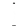 Schöner Wohnen Lámpara de pie LED recargable Bellis, negra, IP54