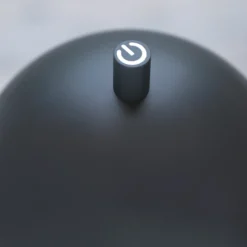 Schöner Wohnen Lámpara de pie LED recargable Bellis, negra, IP54