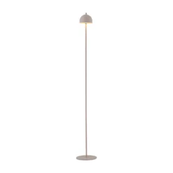 Schöner Wohnen Lámpara de pie LED recargable Bellis, color arena, IP54