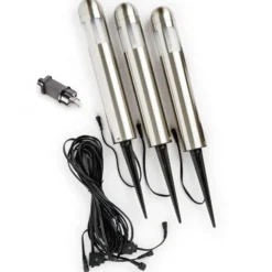 Set de 3 sobremuros LED Amalfi con estaca