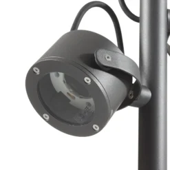 SLV Bolardo luminoso Sitra, 2 luces, antracita, aluminio, GX53, IP44