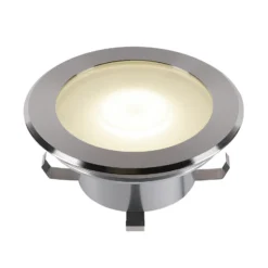 SLV Dasar Flat 120 Lámpara de suelo empotrable LED, 3.000 K