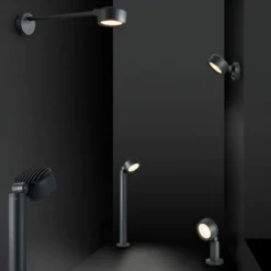 SLV Eskina D Aplique para exterior LED, regulable