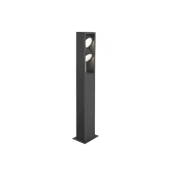 SLV Eskina Frame 75 bolardo luminoso LED, antracita, aluminio, IP65, CCT