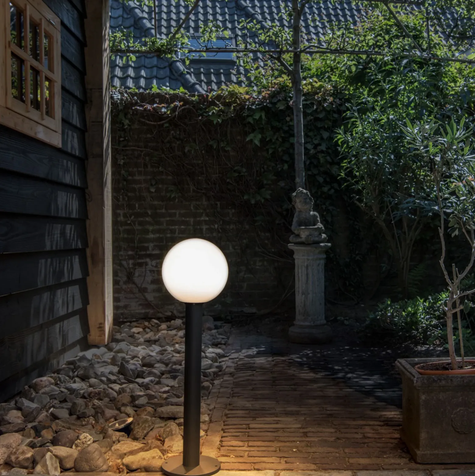 SLV Gloo Pure 70 bolardo luminoso, altura 70 cm