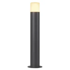 SLV Grafit bolardo luminoso antracita cilindro 60 cm