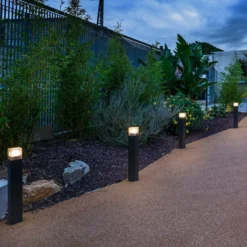 SLV Grafit bolardo luminoso 60 cm