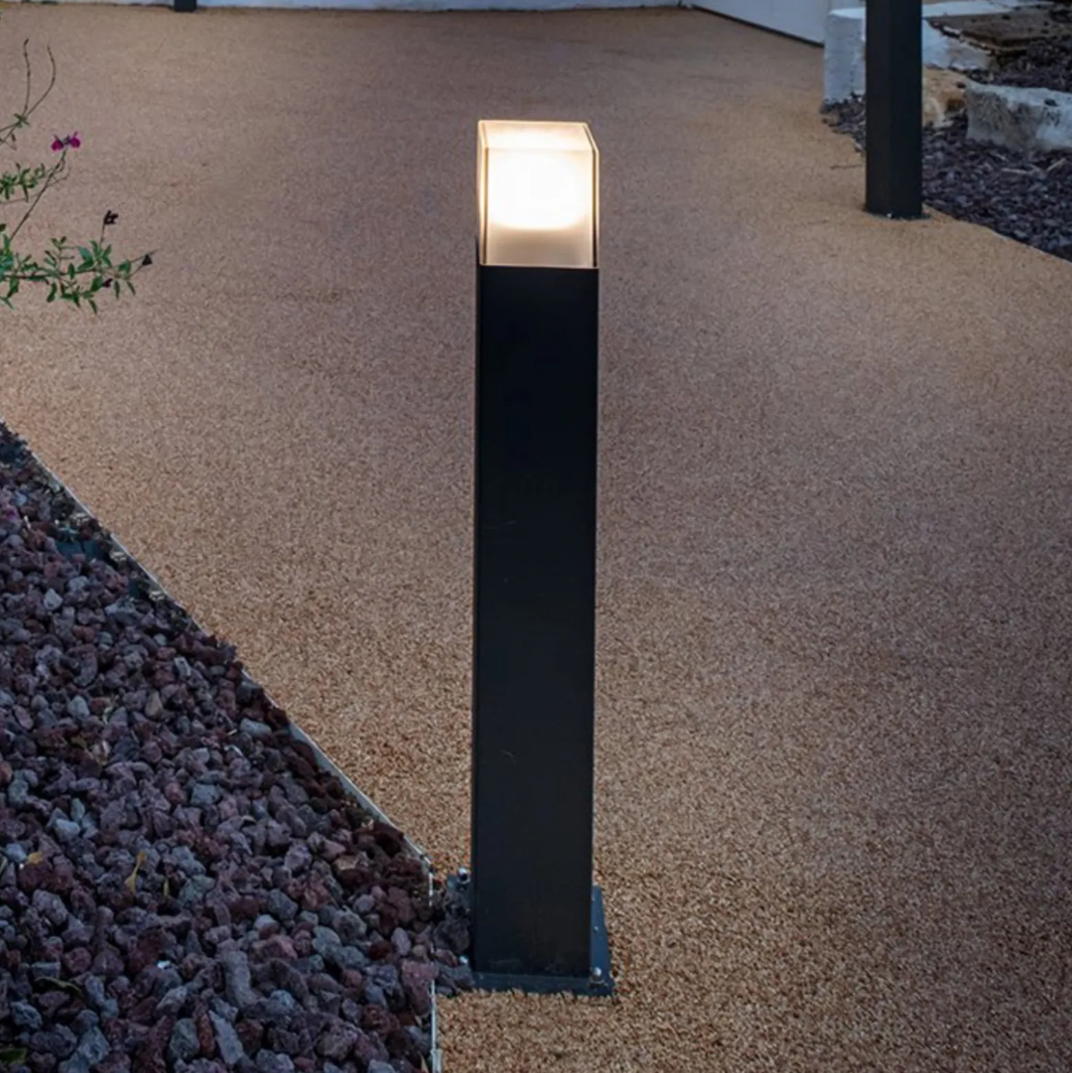 SLV Grafit bolardo luminoso 60 cm