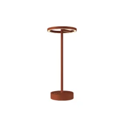SLV Lámpara LED recargable Vinolina One, óxido, 2.700 K, altura 33 cm