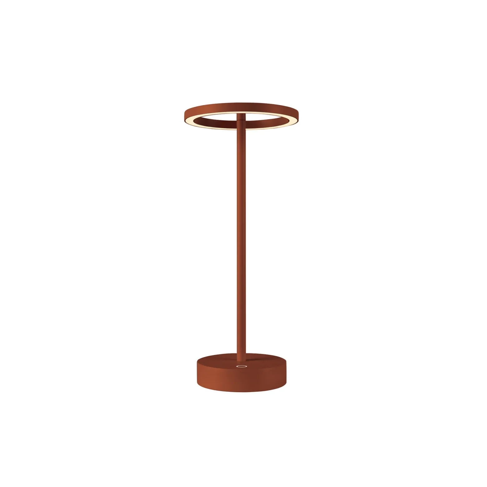 SLV Lámpara LED recargable Vinolina One, óxido, 2.700 K, altura 33 cm