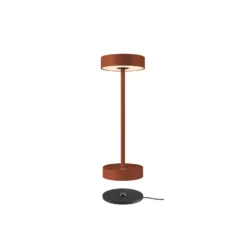 SLV Lámpara LED recargable Vinolina, óxido, CCT, aluminio, altura 32,3 cm