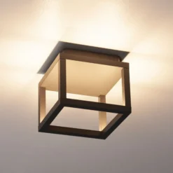 SLV Quadrulo LED lámpara de techo para exterior indir. antracita