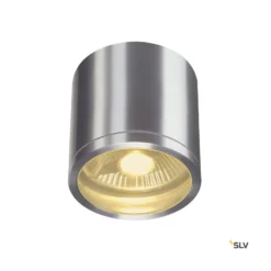 SLV Rox plafón para exterior aluminio Ø 12,5cm