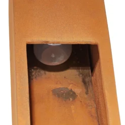 SLV Rusty Slot 80 luz de zócalo marrón óxido
