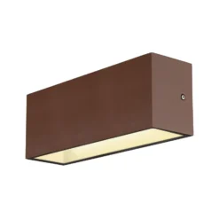 SLV Sitra Aplique de exterior LED Up/Down 30cm óxido