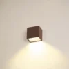 SLV Sitra Aplique LED para exterior down, óxido