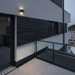 SLV Sitra Cube Aplique para exterior LED, antracita