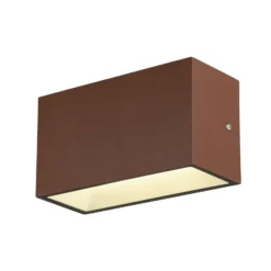 SLV Sitra LED aplique de exterior Up/down 20cm óxido