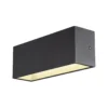 SLV Sitra LED aplique para exterior Up/down 30 antracita