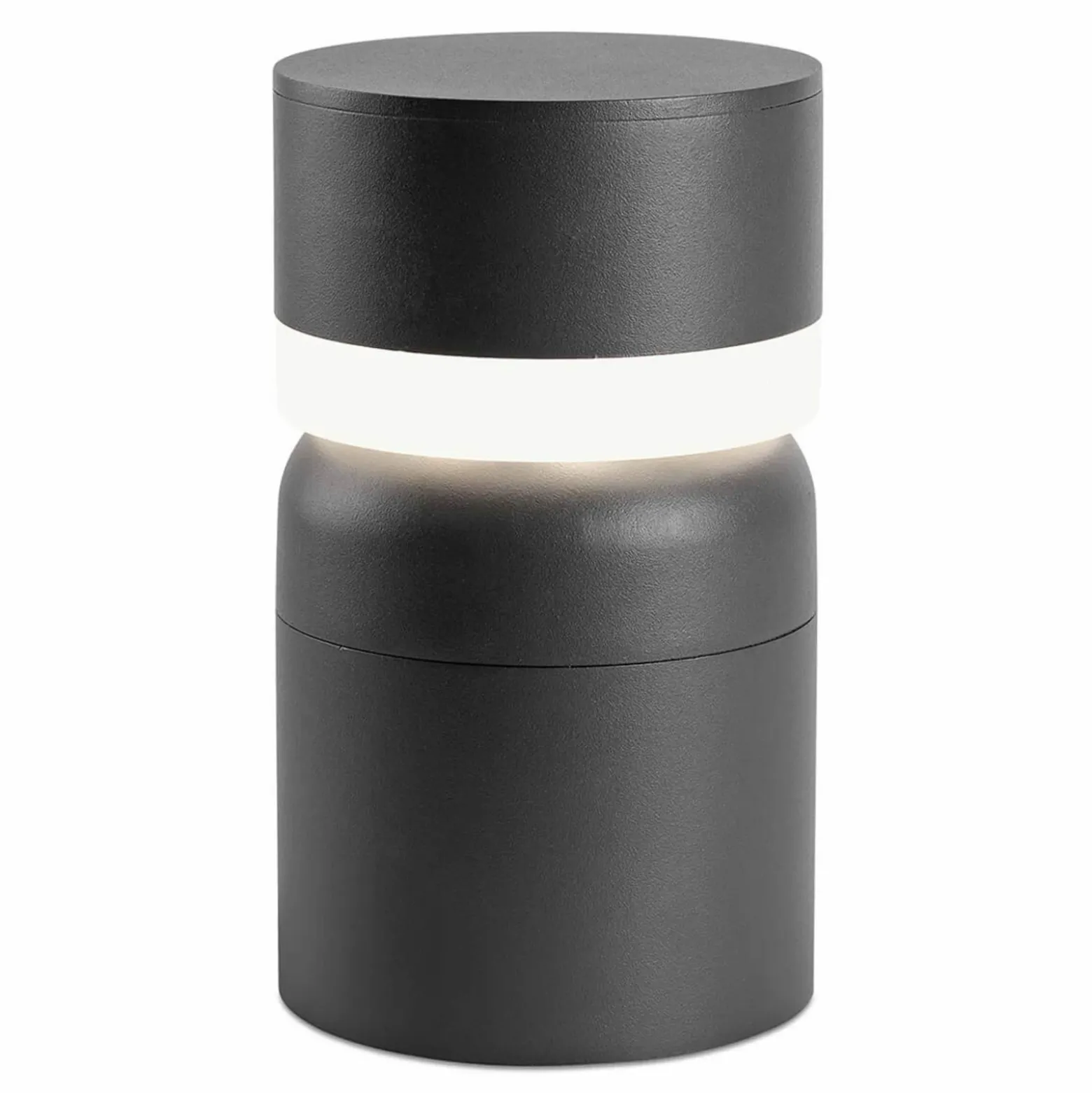 Sobremuro LED Sete, gris oscuro