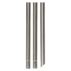 Solini lámpara LED con pica, blanca/plateada, altura 90 cm