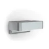 STEINEL Aplique de exterior LED L 800 SC, sensor, plata