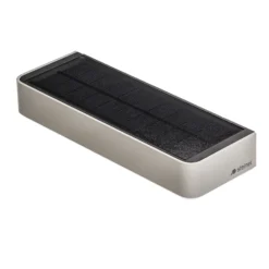 STEINEL Aplique de pared LED XSolar SOL-O S, plata, sensor